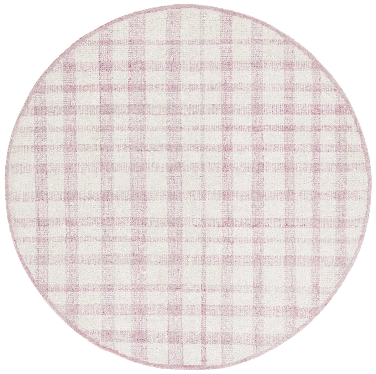 Safavieh Abstract 6'-0" x 6'-0" Rug in Ivory / Pink