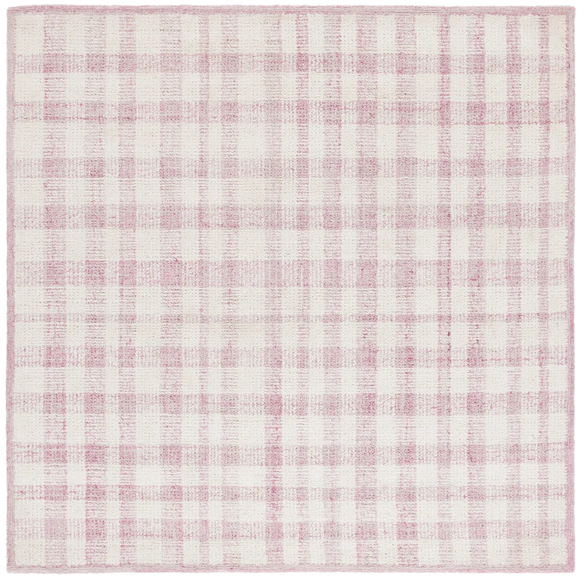 Safavieh Abstract 6'-0" x 6'-0" Rug in Ivory / Pink