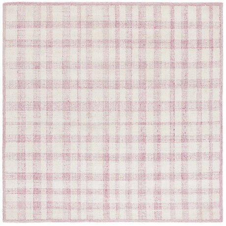 Safavieh Abstract 6'-0" x 6'-0" Rug in Ivory / Pink