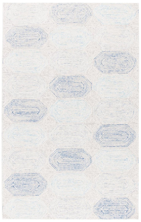 Safavieh Abstract Abt650A Ivory/Blue Rugs.