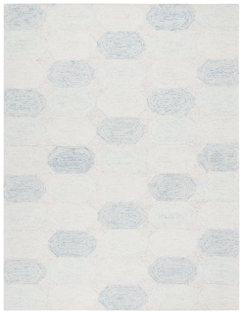 Safavieh Abstract Abt650A Ivory/Blue Rugs.