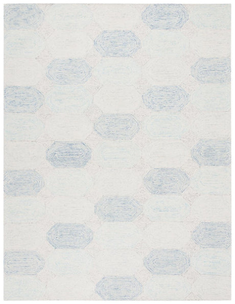 Safavieh Abstract Abt650A Ivory/Blue Rugs.
