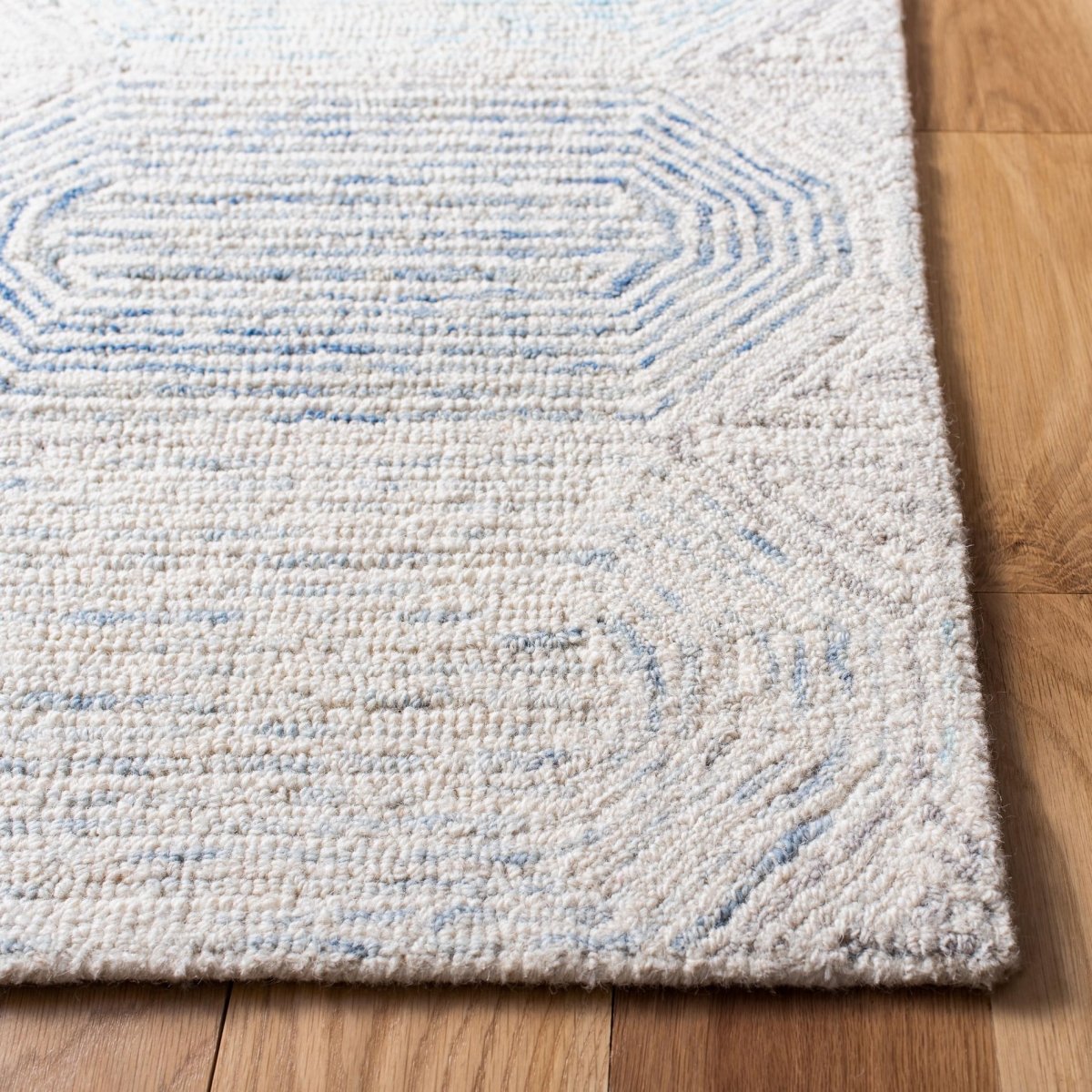 Safavieh Abstract Abt650A Ivory/Blue Rugs.