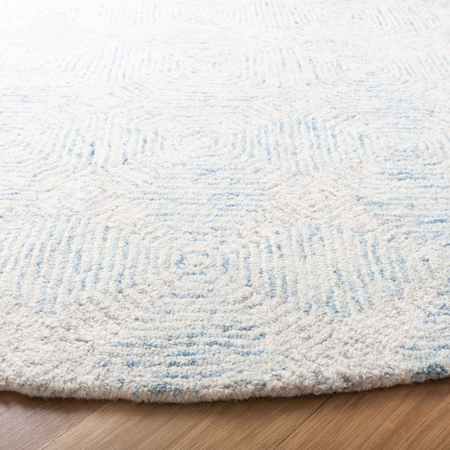 Safavieh Abstract Abt654A Ivory/Light Blue Rugs.