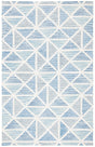 Safavieh Abstract Abt655A Ivory/Blue Rugs.