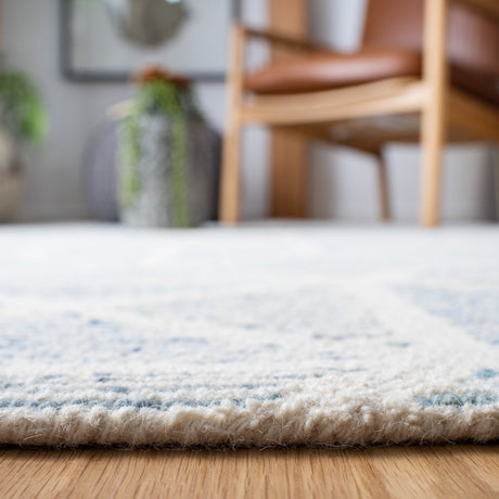 Safavieh Abstract Abt655A Ivory/Blue Rugs.