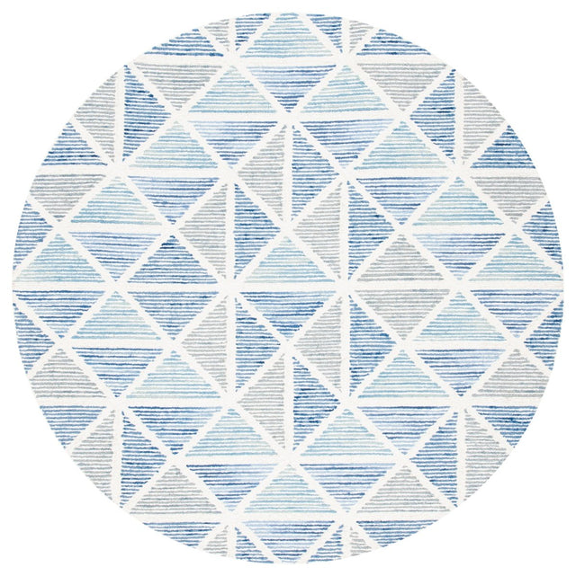 Safavieh Abstract Abt655A Ivory/Blue Rugs.