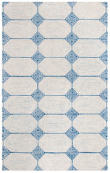 Safavieh Abstract Abt658A Ivory/Blue Rugs.