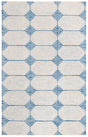 Safavieh Abstract Abt658A Ivory/Blue Rugs.