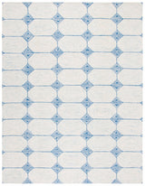 Safavieh Abstract Abt658A Ivory/Blue Rugs.