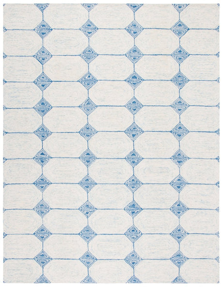 Safavieh Abstract Abt658A Ivory/Blue Rugs.