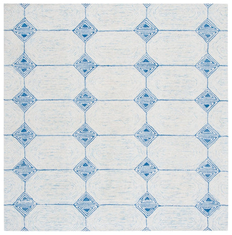 Safavieh Abstract Abt658A Ivory/Blue Rugs.