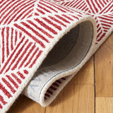 Safavieh Abstract Abt763Q Red/Ivory Rug.