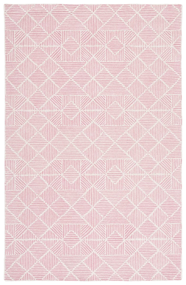 Safavieh Abstract Abt763U Pink/Ivory Rug.