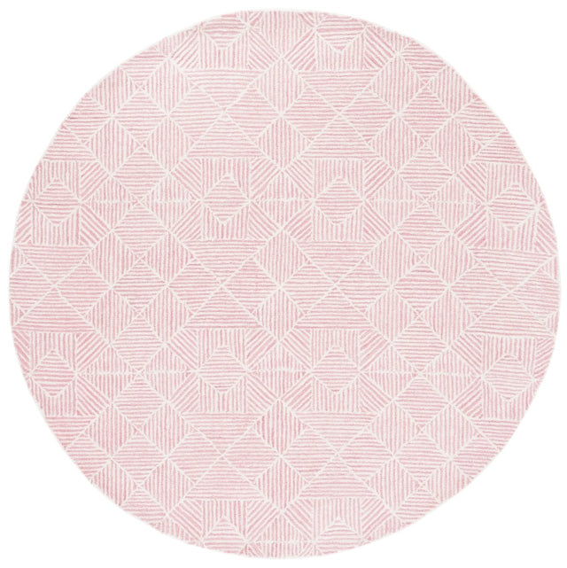 Safavieh Abstract Abt763U Pink/Ivory Rug.