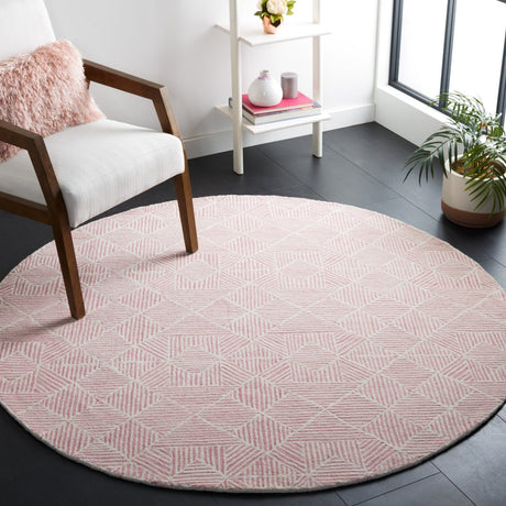 Safavieh Abstract Abt763U Pink/Ivory Rug - Safavieh - abt763u - 6r