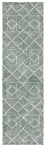 Safavieh Abstract Abt763W Dark Green/Ivory Rug.
