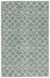 Safavieh Abstract Abt763W Dark Green/Ivory Rug.