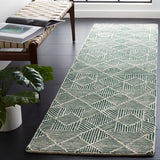 Safavieh Abstract Abt763W Dark Green/Ivory Rug.