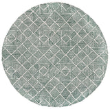 Safavieh Abstract Abt763W Dark Green/Ivory Rug.