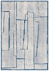 Safavieh Abstract 4'-0" x 6'-0" Rug in Ivory / Navy