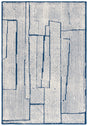 Safavieh Abstract 4'-0" x 6'-0" Rug in Ivory / Navy