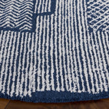 Safavieh Abstract 6'-0" x 6'-0" Rug in Ivory / Navy