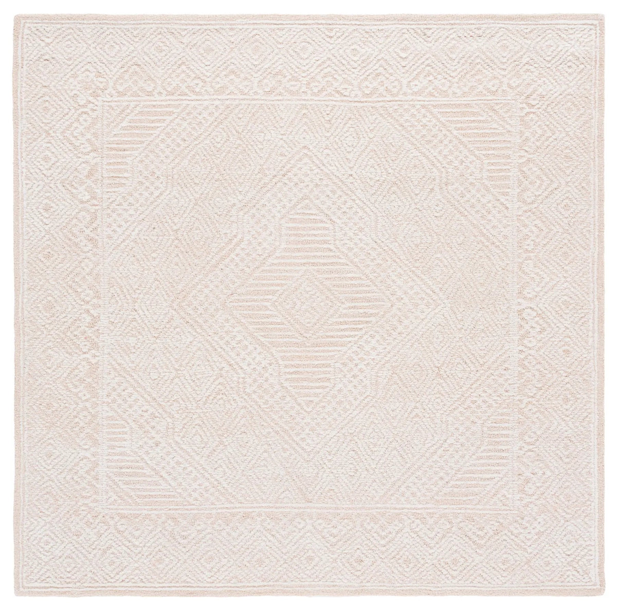 Safavieh Abstract 6'-0" x 6'-0" Rug in Beige