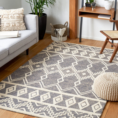 Safavieh Abstract Abt851F Grey/Ivory Rugs.