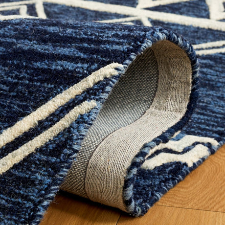 Safavieh Abstract Abt851N Navy/Ivory Rugs.