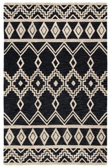 Safavieh Abstract Abt851Z Black/Ivory Rugs.
