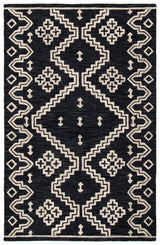 Safavieh Abstract Abt852Z Black/Ivory Rug.