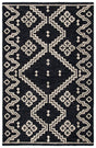 Safavieh Abstract Abt852Z Black/Ivory Rug.