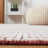 Safavieh Abstract Abt853Q Red/Ivory Rugs.