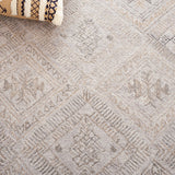 Safavieh Abstract Abt880F Grey/Beige Rug.