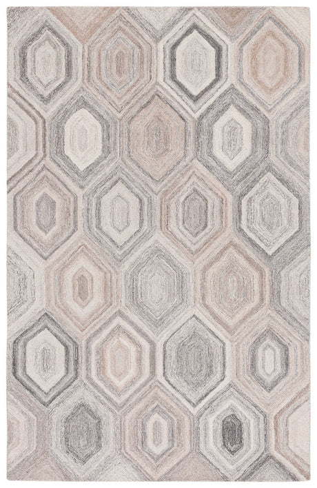 Safavieh Abstract Abt902F Natural/Grey Rug.