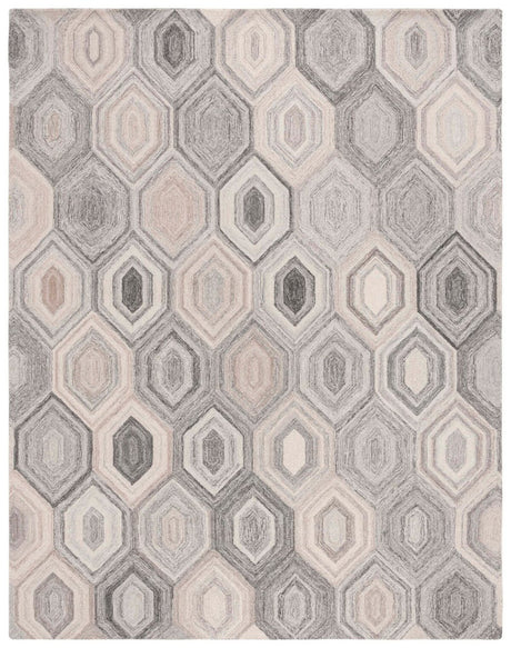 Safavieh Abstract Abt902F Natural/Grey Rug.