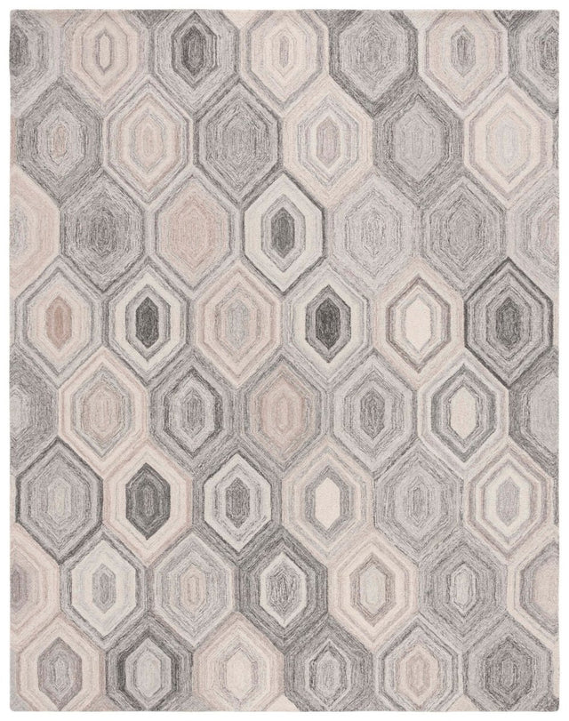 Safavieh Abstract Abt902F Natural/Grey Rug.