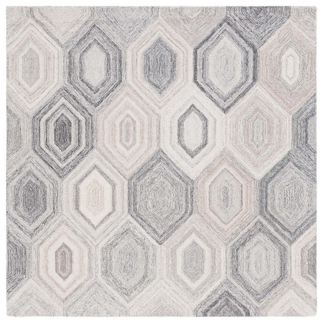 Safavieh Abstract Abt902F Natural/Grey Rug.