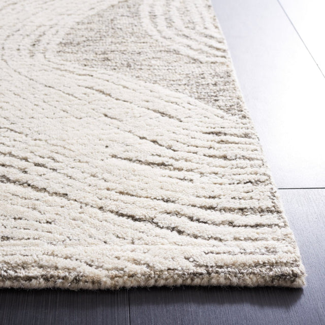 Safavieh Abstract Abt925H Charcoal/Ivory Rug.