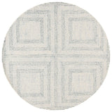 Safavieh Abstract 6'-0" x 6'-0" Rug in Ivory / Blue