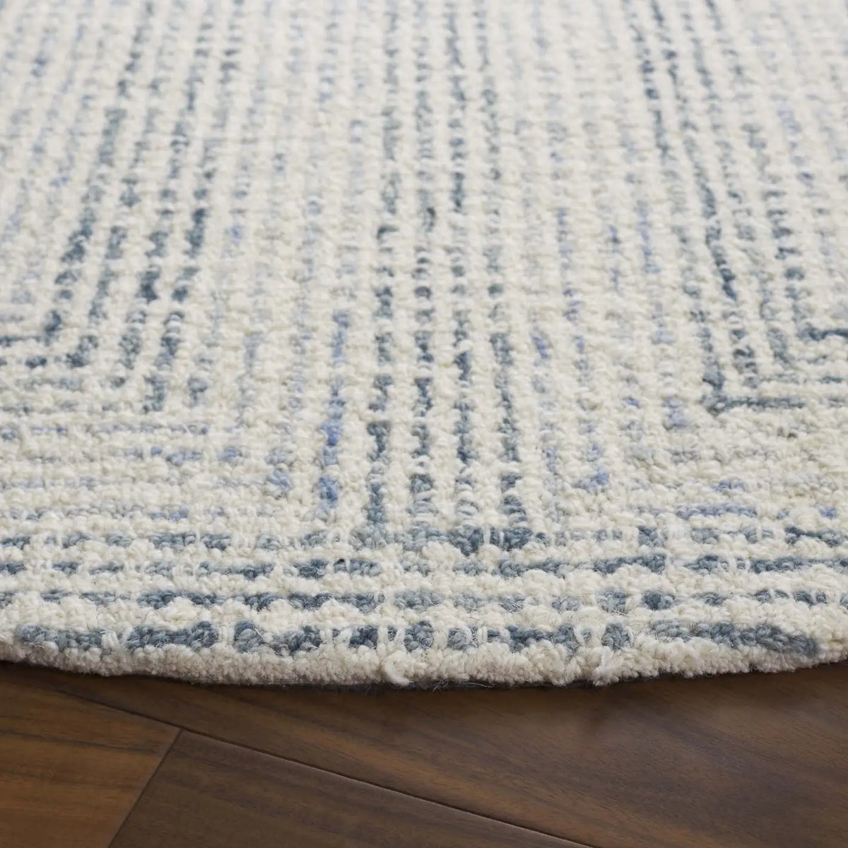Safavieh Abstract 6'-0" x 6'-0" Rug in Ivory / Blue