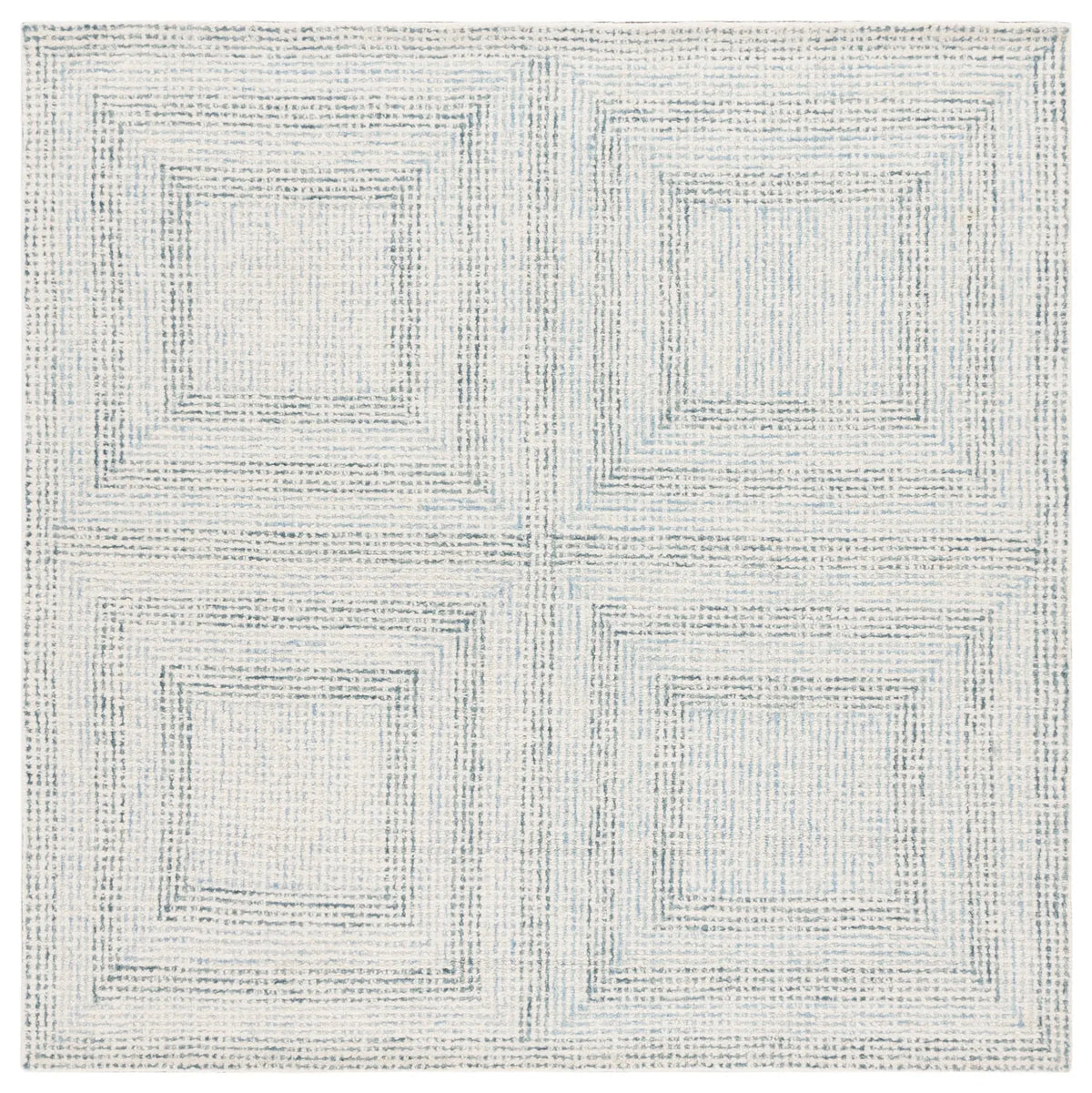 Safavieh Abstract 6'-0" x 6'-0" Rug in Ivory / Blue