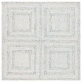 Safavieh Abstract 6'-0" x 6'-0" Rug in Ivory / Blue