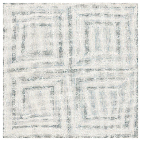 Safavieh Abstract 6'-0" x 6'-0" Rug in Ivory / Blue