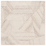Safavieh Abstract 6'-0" x 6'-0" Rug in Ivory / Light Brown