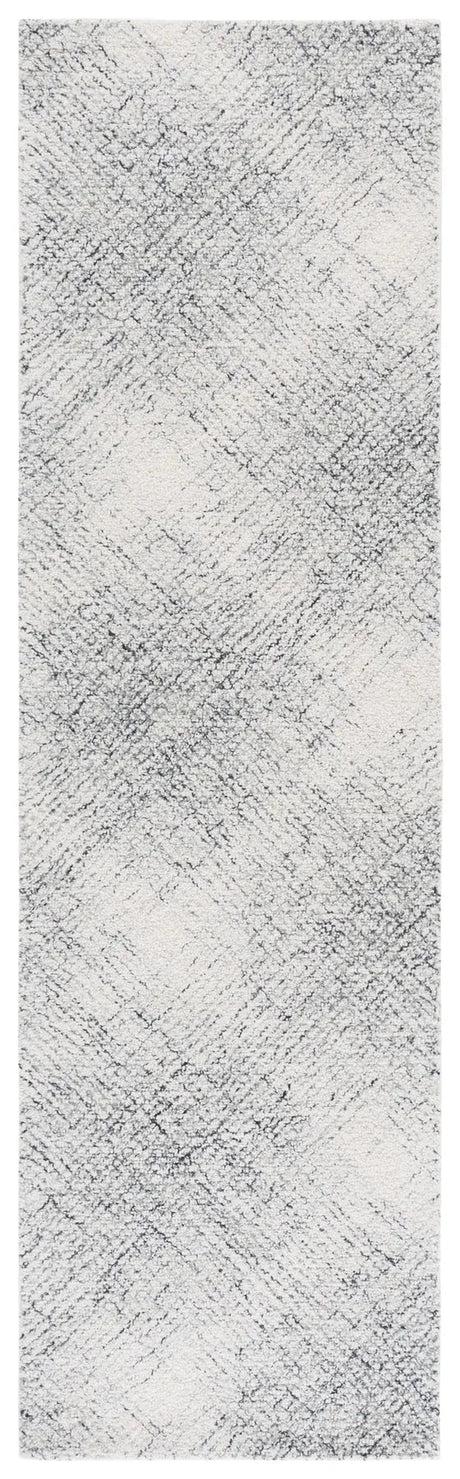 Safavieh Abstract 2'-3" x 8'-0" Rug in Ivory / Black