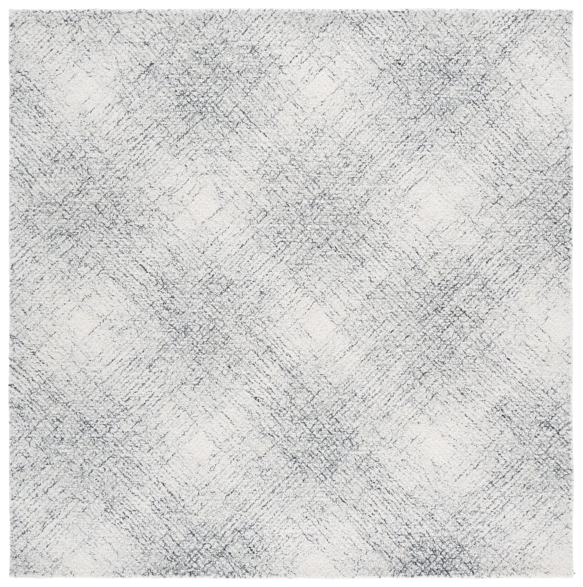 Safavieh Abstract 6'-0" x 6'-0" Rug in Ivory / Black