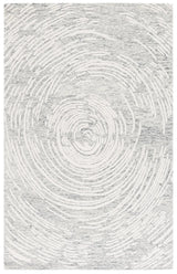 Safavieh Abstract 4'-0" x 6'-0" Rug in Grey / Ivory