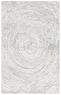 Safavieh Abstract 4'-0" x 6'-0" Rug in Grey / Ivory
